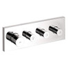 Axor 10751001 Thermostatic Valve Trim with Integrated Volume Control - Less Valve in Chrome Axor 10751001 Thermostatic Valve Trim with Integrated Volume Control - Less Valve in Chrome