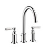 Bathroom Faucet Widespread Faucet with Lever Handles in Chrome