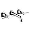 Axor 16534001 Bathroom Faucet Wall Mount Faucet with Lever Handles - Less Valve in Chrome Axor 16534001 Bathroom Faucet Wall Mount Faucet with Lever Handles - Less Valve in Chrome