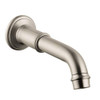 Axor 16541821 Tub Spout Wall Mounted Non Diverter in Brushed Nickel Axor 16541821 Tub Spout Wall Mounted Non Diverter in Brushed Nickel
