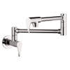 Wall Mounted Double-Jointed Pot Filler in Chrome