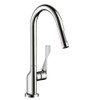 Pull-Down Kitchen Faucet with High-Arc Spout, Magnetic Docking and Toggle Spray Diverter in Chrome