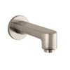 Hansgrohe 14413821 S Tub Spout Wall Mounted Non Diverter in Brushed Nickel Hansgrohe 14413821 S Tub Spout Wall Mounted Non Diverter in Brushed Nickel