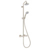 Hansgrohe 27169821 Croma Showerpipe Shower System with 1.75pgm Multi-Function Hand Shower, 63in Hose and Shower Head - Eco Right 2.0 gpm in Brushed Nickel Hansgrohe 27169821 Croma Showerpipe Shower System with 1.75pgm Multi-Function Hand Shower, 63in Hose and Shower Head - Eco Right 2.0 gpm in Brushed Nickel