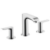 Hansgrohe Metris 31083001 Bathroom Faucet Widespread Faucet with Lever Handles in Chrome
