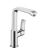 Hansgrohe Metris Single-Hole Bathroom Faucet With Side Lever Handle