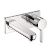 Hansgrohe Metris S Wall-Mounted Bathroom Faucet With Lever Handle