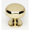 Alno A1172-PB Knob Traditional 1-in in Polished Brass Alno A1172-PB Knob Traditional 1-in in Polished Brass