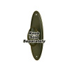 Escutcheon Traditional 3-in in Chocolate Bronze