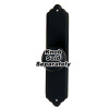Escutcheon Traditional 4-in in Matte Black