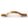 Alno Geometric A1510-3-PA Pull Transitional in Polished Antique