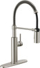 Delta 18803-SP-DST Antoni Single Handle Pull Down Spring Kitchen Faucet, Spotshield Stainless
