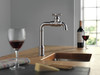 Delta 1990LFC-AR Broderick True Bar Kitchen Faucet, Arctic Stainless