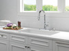 Delta 19877Z-SD-DST Capertee Single Handle Pull Down Kitchen Faucet with Soap Dispenser and ShieldSpray Technology, Chrome