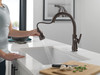 Delta 9179-RB-DST Coranto Single Handle Pull Down Kitchen Faucet, Venetian Bronze