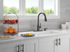 Delta 19831Z-RBSD-DST Hazelwood Single Handle Pull Down Kitchen Faucet with Soap Dispenser and ShieldSpray Technology, Venetian Bronze