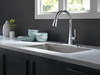 Delta 19802Z-DST Lenta Single Handle Pull Down Kitchen Faucet, Chrome