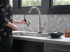 Delta 19802TZ-SP-DST Lenta Single Handle Pull Down Kitchen Faucet with Touch2O Technology, Spotshield Stainless