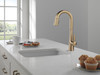 9991-CZ-PR-DST Monrovia Single Handle Pull Down Bar or Prep Faucet, Lumicoat Champagne Bronze