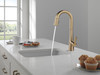 9991-CZ-PR-DST Monrovia Single Handle Pull Down Bar or Prep Faucet, Lumicoat Champagne Bronze