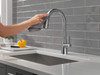 9191-AR-PR-DST Monrovia Single Handle Pull Down Kitchen Faucet, Lumicoat Arctic Stainless