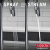 9191T-PR-DST Monrovia Single Handle Pull Down Kitchen Faucet with Touch2O Technology, Lumicoat Chrome