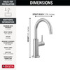 Delta 1930-AR-DST Other Contemporary Round Beverage Faucet, Arctic Stainless