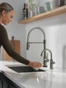 1930-KS-DST Other Contemporary Round Beverage Faucet, Black Stainless