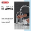 Delta 1930LF-H-AR Other Contemporary Round Instant Hot Water Dispenser, Arctic Stainless