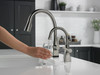 Delta 1940-KS-DST Other Contemporary Square Beverage Faucet, Black Stainless