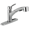 Delta 4140-TP-DST Collins Single Handle Tract-Pack Pull Out Kitchen Faucet, Chrome