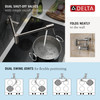 Delta 1165LF-KS Other Contemporary Pot Filler, Black Stainless