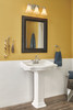 Delta 25911LF-SS Foundations Two Handle Centerset Bathroom Faucet Stackout, Stainless