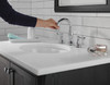 Delta 3597-PD-DST Cassidy Two Handle Widespread Pull Down Bathroom Faucet, Chrome