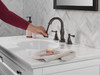 Delta 3597-RBPD-DST Cassidy Two Handle Widespread Pull Down Bathroom Faucet, Venetian Bronze