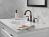 Delta 3597-RBPD-DST Cassidy Two Handle Widespread Pull Down Bathroom Faucet, Venetian Bronze