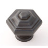 Alno Geometric A1530-BRZ Knob Transitional 1-1/4-in in Bronze