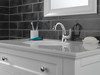 Delta 533LF-MPU Kayra Single Handle Bathroom Faucet, Chrome