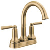 Delta 2535-CZTP-DST SAYLOR Two Handle Tract Pack Centerset Bathroom Faucet, Champagne Bronze