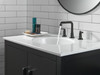Delta 3536-BLMPU-DST SAYLOR Two Handle Widespread Bathroom Faucet, Matte Black