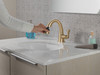 Delta 577-CZPD-PR-DST Stryke Single Handle Pull Down Bathroom Faucet, Lumicoat Champagne Bronze
