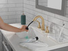 Delta 35775-CZPD-PR-DST Stryke Two Handle Widespread Pull Down Bathroom Faucet, Lumicoat Champagne Bronze