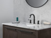 Delta 35588-BL-DST Tetra Two Handle Widespread Bathroom Faucet, Matte Black