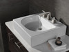 Delta 35543-SS-PR-MPU-DST Trillian Two Handle Widespread Bathroom Faucet, Lumicoat Stainless