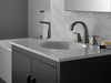 Delta 35546-KS-PR-MPU-DST Trillian Two Handle Widespread Bathroom Faucet, Lumicoat Black Stainless