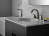 Delta 35546-KS-PR-MPU-DST Trillian Two Handle Widespread Bathroom Faucet, Lumicoat Black Stainless