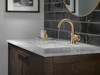 Delta 558HAR-CZ-DST Trinsic Single Handle Bathroom Faucet, Champagne Bronze