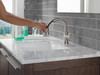 Delta 558HAR-SSPD-DST Trinsic Single Handle Pull Down Bathroom Faucet, Stainless