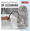 Delta 558HAR-SSPD-DST Trinsic Single Handle Pull Down Bathroom Faucet, Stainless