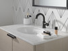 Delta 559HAR-BLPD-DST Trinsic Single Handle Pull Down Bathroom Faucet, Matte Black